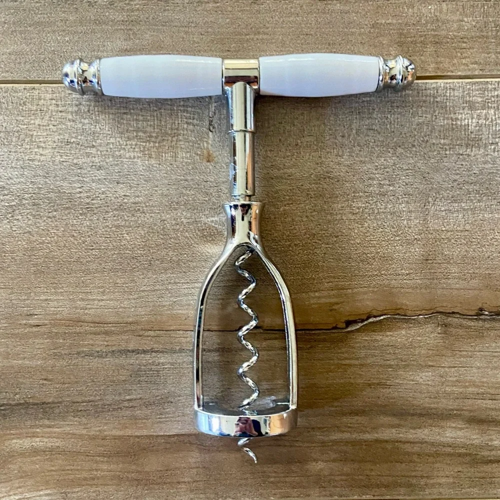 White Swirl Corkscrew